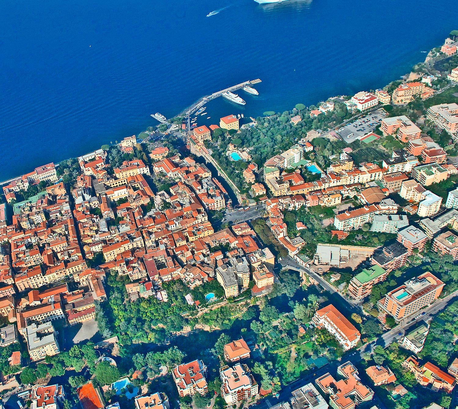 Location in Sorrento
